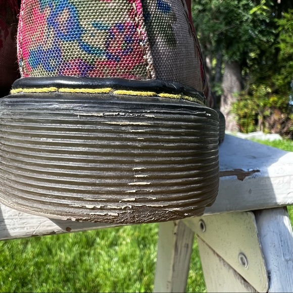 Limited Dr. Martens Delaney Floral Boots (Size 1) - Picture 8 of 11